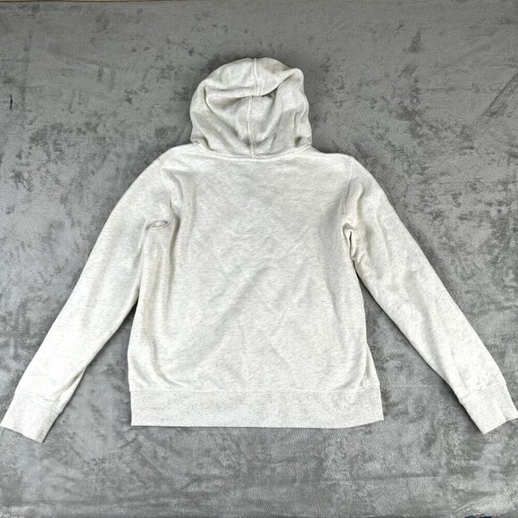 Old Navy Full Zip Up Hoodie Drawstring Hood Women Large Spell Out Soft Cozy READ - Picture 7 of 9